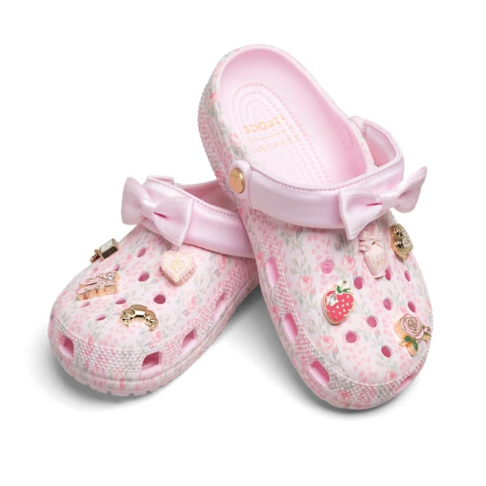 LoveShackFancy X Crocs Pink Classic Clog women’s size 10 NWT in box